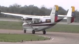 GNV PZL M28 Skytruck Part 2 Taxiing to runway 03L at La Chinita international airport [upl. by Irreg887]