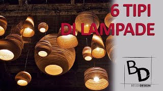 Le 6 Tipologie di LAMPADE più comuni  Belula Design [upl. by Moran754]