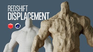 Tutorial  Displacement with Redshift Materials in Cinema 4D [upl. by Bernardo]