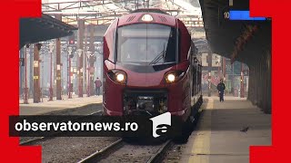 Prima cursă București Nord  Brașov pentru trenul de ultimă generație al CFR Călători [upl. by Joo]