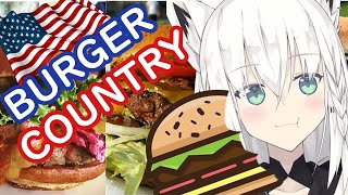 Fubuki Explores American BIG BURGER Culture Hololive ENG SUB [upl. by Fachanan]