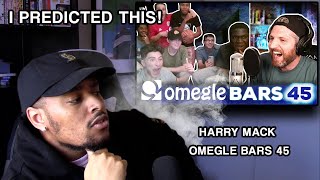 I Figured him out Harry Mack Omegle Bars 45 FIRST REACTION [upl. by Aziul]