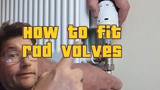 How to Fit or change TRV radiator valve [upl. by Tomlin]