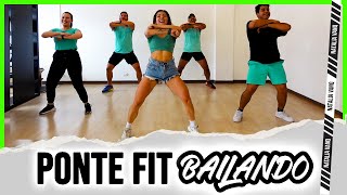 🔥BAILE FIT INTENSO en CASA 130 Quema calorías en casa Intense Zumba Dance Class  Natalia Vanq [upl. by Winnah]