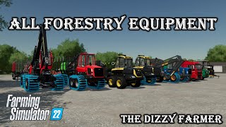 All Forestry Equipment Farming Simulator 22 [upl. by Esiuol172]