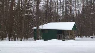 Weller Trail Winter Camping Feb 9 2018 Allegany State Park [upl. by Duarte]