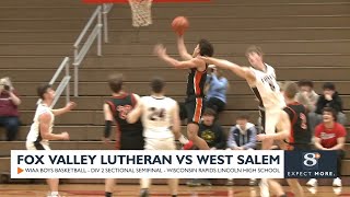 West Salem boys basketball advances to sectional final with 9271 win [upl. by Taite]