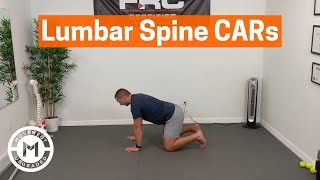 Lumbar Spine CARs In Quadruped Lower Back Circles [upl. by Etnoed740]