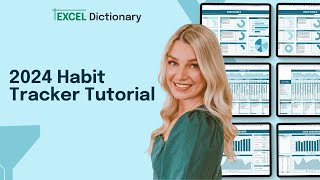 Excel Dictionarys 2024 Habit Tracker Tutorial [upl. by Blumenthal]