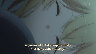 quottake the responsibility and sleep with mequot ◕‿  SUNOHARASOU NO KANRININSAN EPISODE 2 [upl. by Eloc437]