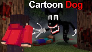 We Survived Cartoon Dog in Minecraft [upl. by Helbona]