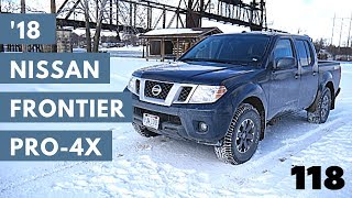 2018 Nissan Frontier Pro4x V6 Crew Cab  review walk around and test drive  100 rental cars [upl. by Norty733]