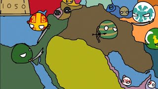 History of The Middle East Countryballs [upl. by Brelje]