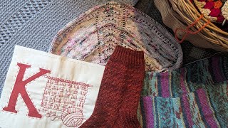 Stitched by Mrs D episode 56 Knitting crochet and sewing [upl. by Tad]