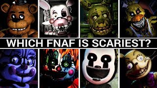 Which FNAF is Scariest Ranking EVERY Five Nights at Freddys [upl. by Zins767]