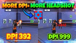 This SETTING will give you MORE Headshots and Increase DPI Sensitivity free fire [upl. by Zorina]