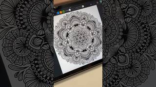 Final Part colouringbook mandalaart mandala drawing digitalart amaziograph shorts patterns [upl. by Pangaro]