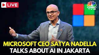 LIVE Microsoft CEO Satya Nadella Talks About AI in Jakarta  quotMicrosoft Build AI Dayquot  IN18L [upl. by Itsrejk]