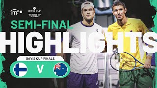 Highlights Otto Virtanen FIN v Alexei Popyrin AUS  Davis Cup Finals 2023 [upl. by Anuahsed618]