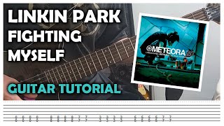 Linkin Park  Fighting Myself Guitar Lesson Tutorial Cover TABS NEW SONG [upl. by Skell]