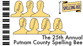 The 25th Annual Putnam County Spelling Bee  Vocal Practice Tracks  Spelling Bee [upl. by Kiran45]