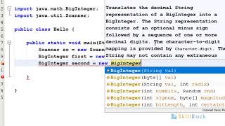 Adding Two Large Integers in Java using BigInteger [upl. by Yamauchi]