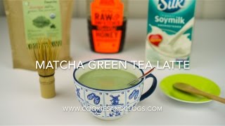 Matcha Green Tea Latte Recipe [upl. by Anayrb]