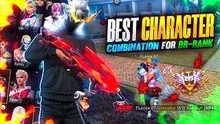 Best Character Combination For BR Rank BR Rank Best Character Combination  Win every BR Rank [upl. by Cati]