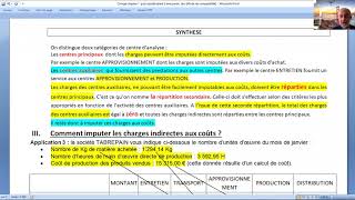 GEA DUT 1 Calculs de coût correction chapitre 1 le modèle des centres danalyse [upl. by Ellehsal]