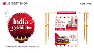 India Ka Celebration Offer 2023  LG Diwali Offer 2023  LG Best Shop Aurangabad  LG India [upl. by Abisha]