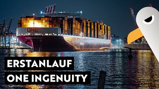 Erstanlauf 🩷🚢 ONE INGENUITY zum Containerterminal Burchardkai ⚓️ 400 m Containerschiff  24000 TEU [upl. by Jenine]