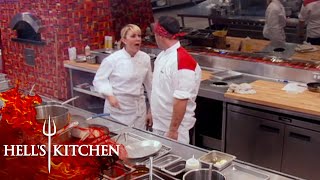 Anton Gets Into A HUGE Argument With Chef Andi  Hells Kitchen [upl. by Hammer]