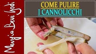 Come pulire i cannolicchi [upl. by Kcirdez]