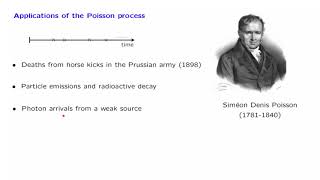 L223 Applications of the Poisson Process [upl. by Ahsiruam]