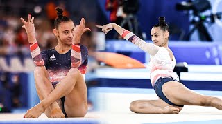 Best of The Gadirova Twins  Tokyo 2020 Floor Finals [upl. by Aitropal]