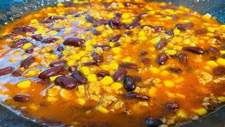 Chili Con Carne Rezept  Easy recipe [upl. by Naved203]