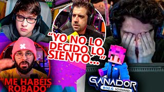 😱POLÉMICA y MUCHAS CRÍTICAS en FINAL de SQUID CRAFT GAMES 3😱AURON RESPONDE y SOYPAN GANA LA FINAL [upl. by Namara]