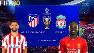 Atletico Madrid vs Liverpool  UEFA Champions League  Full Gameplay  FIFA 20 [upl. by Ahterod]