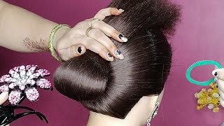 Very Easy 👌 Braid Hairstyles For Long Hair  Easy Hairstyle For Navratri For Girls Do it Yourself [upl. by Xila950]