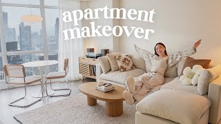 MY APARTMENT MAKEOVER  TOUR cozy aesthetic [upl. by Aenaj]