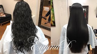 Keratin Treatment on long Indian Hair [upl. by Ahteres262]