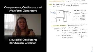 Sinusoidal Oscillators Barkhausen Criterion [upl. by Navannod]