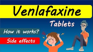 Venlafaxine hydrochloride  Uses dosage side effects  Things You Should Know [upl. by Nysa]