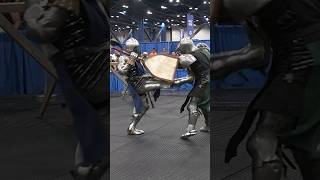 2 GOOD KICKS for this KNIGHT buhurt medievalmma armoredcombat [upl. by Sheena]