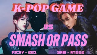 KPOP GAME SMASH OR PASS [upl. by Kevon79]