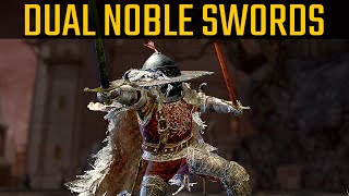 Elden Ring PvP Strats  DUAL NOBLE SLENDER SWORD Weapon Showcase 2 [upl. by Reivazx]