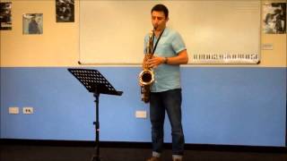 saxophone amp piano  Londonderry Air Danny Boy [upl. by Netsirhk]