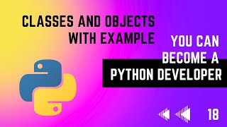 18 Classes and Objects with Example  Python Tutorial Series  In Tamil  EMC Academy [upl. by Gargan]