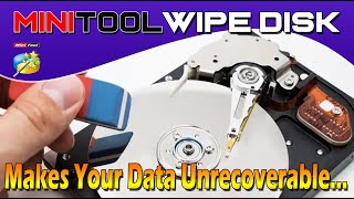 How to Completely Wipe a Hard Drive  Delete your files without trace Minitool Partition Wizard [upl. by Duer]