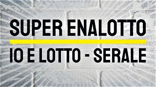 SUPER ENALOTTO  10 e LOTTO Gratis consigli validi dal 18 al 20 Aprile 2024 [upl. by Htebasile575]